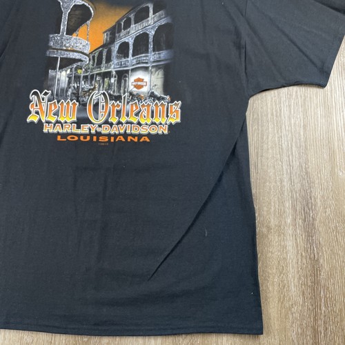 Camiseta Harley-Davidson Para Hombre 2XL Y2K NUEVA CON ETIQUETAS Bufón Llamas Nueva Orleans Louisiana - Imagen 12 de 16