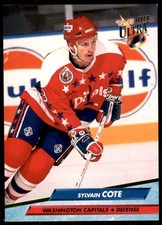 1992-93 Fleer Ultra Sylvain Cote Washington Capitals #433