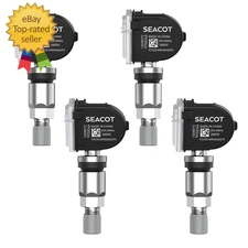 TPMS Sensor GM, 4-Pack 315Mhz Tire Pressure Sensor Replacement for Chevy Silvera