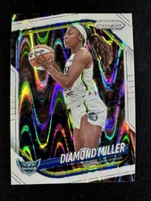 2025 Panini Prizm WNBA - Diamond Miller #27 - White Seismic - Lynx
