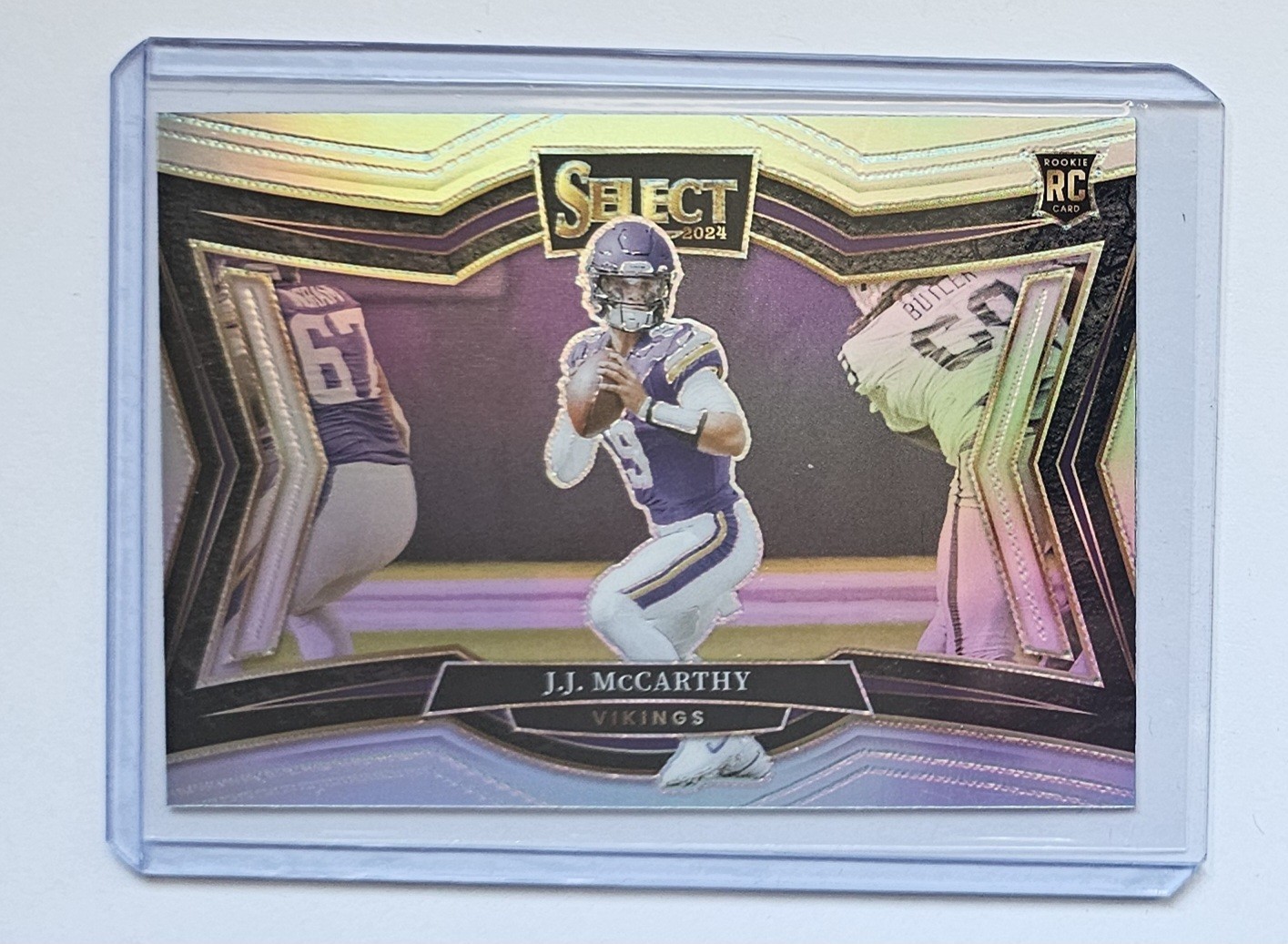 2024 Select J.J. McCarthy Field RC Silver Prizm Rookie #441 Vikings