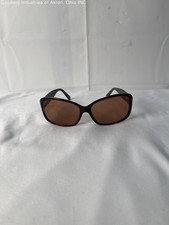 Gently Loved Certified Authentic Coach Reddish Black Framed Sunglasses with Case