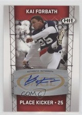 2011 SAGE Hit Auto Kai Forbath #A25 Auto 6o3