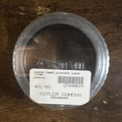 Canon 77mm Close-Up Filter 500D Clear Circular Camera Lens Filter