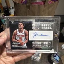Panini Prizm Black Sensational Signatures Kevin McCullar Jr. Knicks Auto SS-KMJ