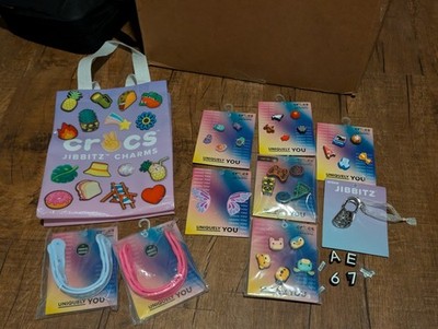 Crocs Authentic Jibbitz Lot - Charms, Replacement Straps, & Reusable Bag, NWT #1