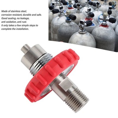 CO2 Cylinder Adapter G5/8 to M16x1.5 Stainless Steel Connector Converter Accesso