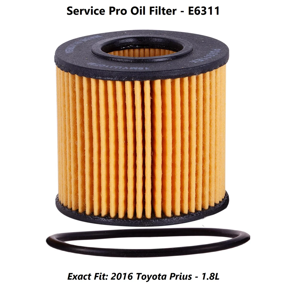 2016 Toyota Prius 1.8L Complete Oil, Air & Cabin Filter Kit (0W-20) - Image 3 of 4