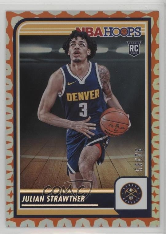 2023-24 Panini NBA Hoops Rookies Gravity 59/75 Julian Strawther #250 0it8