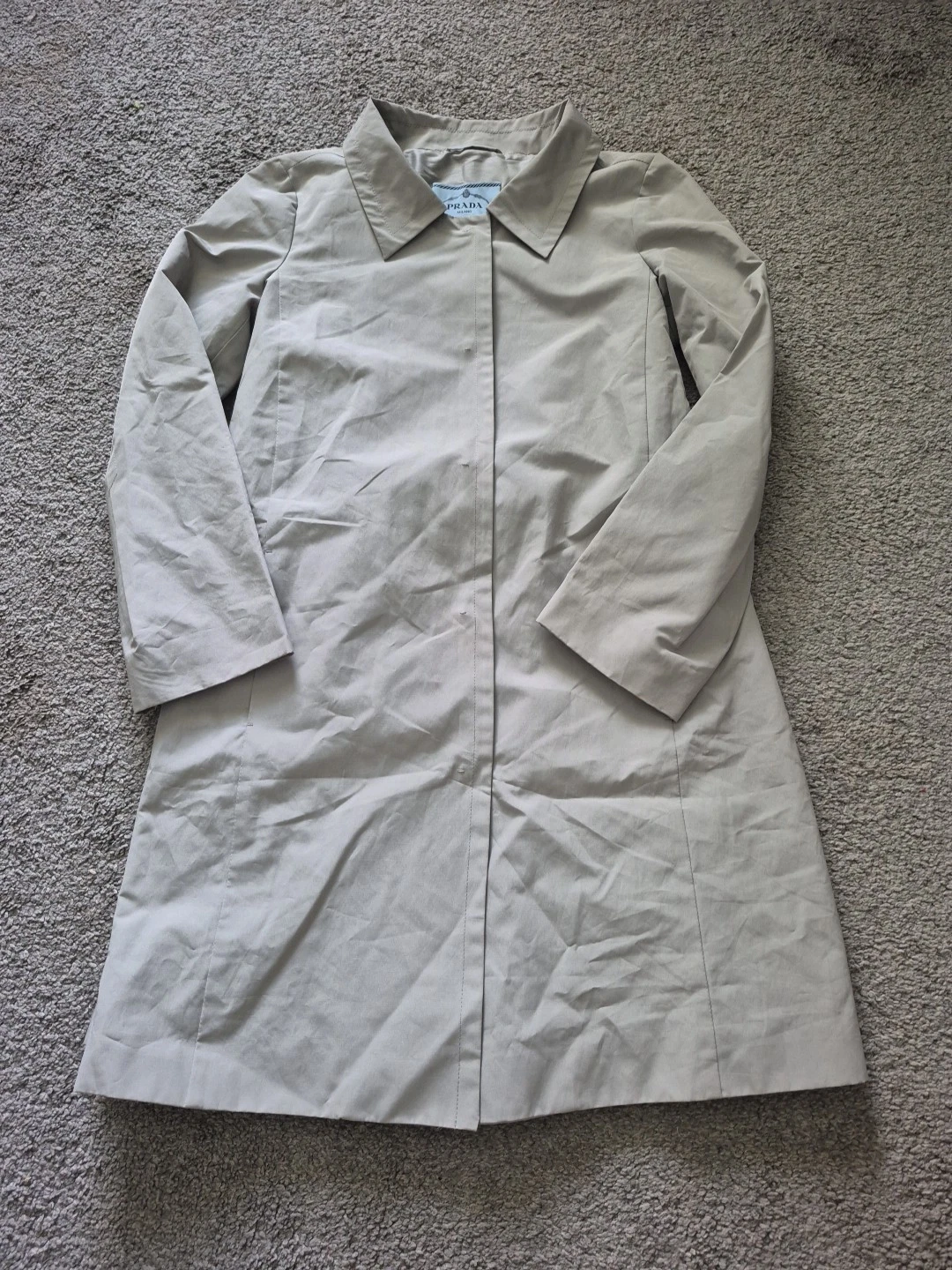 Prada Milano Cappotto Donna Beige Taglia: 38