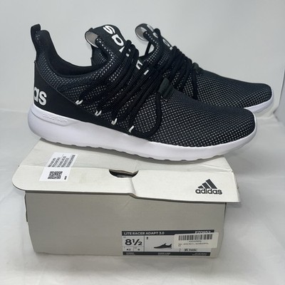Size 8.5 - Adidas Lite Racer Adapt 3.0 Black White