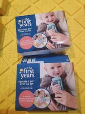 The First Years Squeeze  Sip Toddler Straw Cups 7 oz 3 Count Ages 6 Months