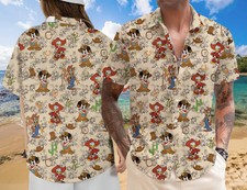 Disney Mickey Western Country Cowboy Summer Vacation Trip Hawaiian Shirt