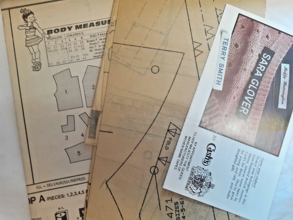 Butterick 5471 Top Pants Headband Sewing Pattern Girls 4 5 6 UC Fast Busybodies - Image 4 of 4