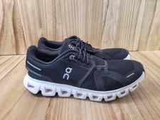 On Cloud 6 Women  s Size 8 Athletic Sneakers Black/White Mesh 3WF10060299