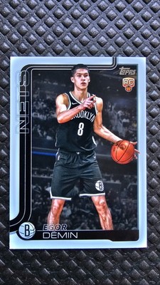 2025-26 Topps Basketball Egor Demin Rookie RC #208 Brooklyn Nets