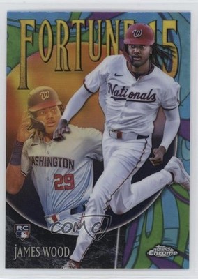 2025 Topps Chrome Fortune 15 James Wood #F15-10 05ns