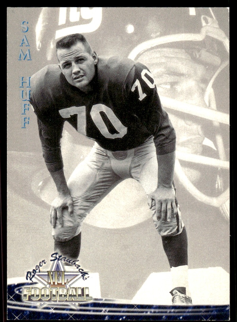Sam Huff 1994 Ted Williams Roger Staubach's NFL #39 Giants NFL READ FREE SHIP