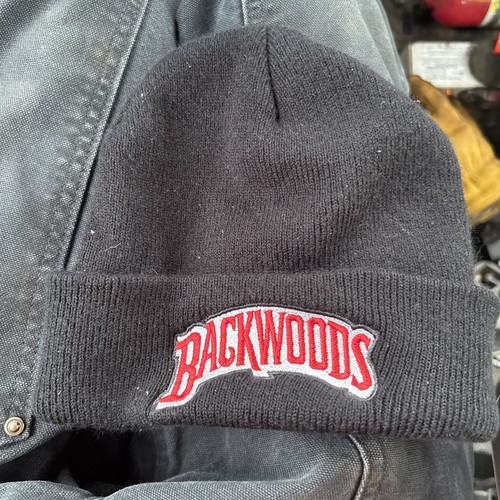 Backwoods Embroidered Men's Black Brown Backwoods Tobacco