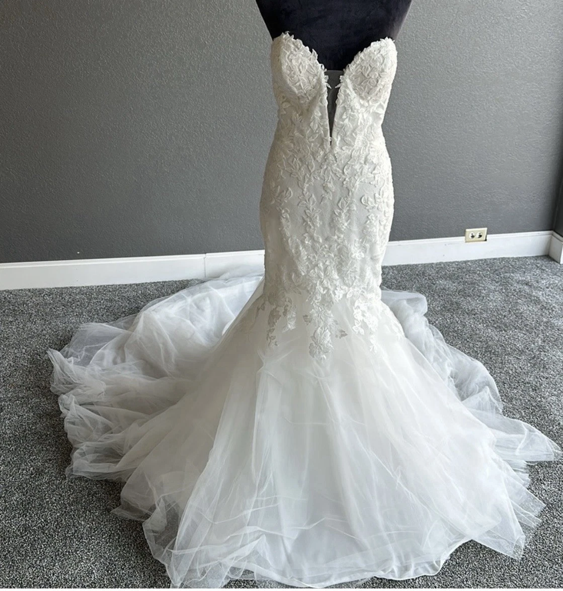 Pronovias Lace Strapless Wedding Dresses for sale | eBay