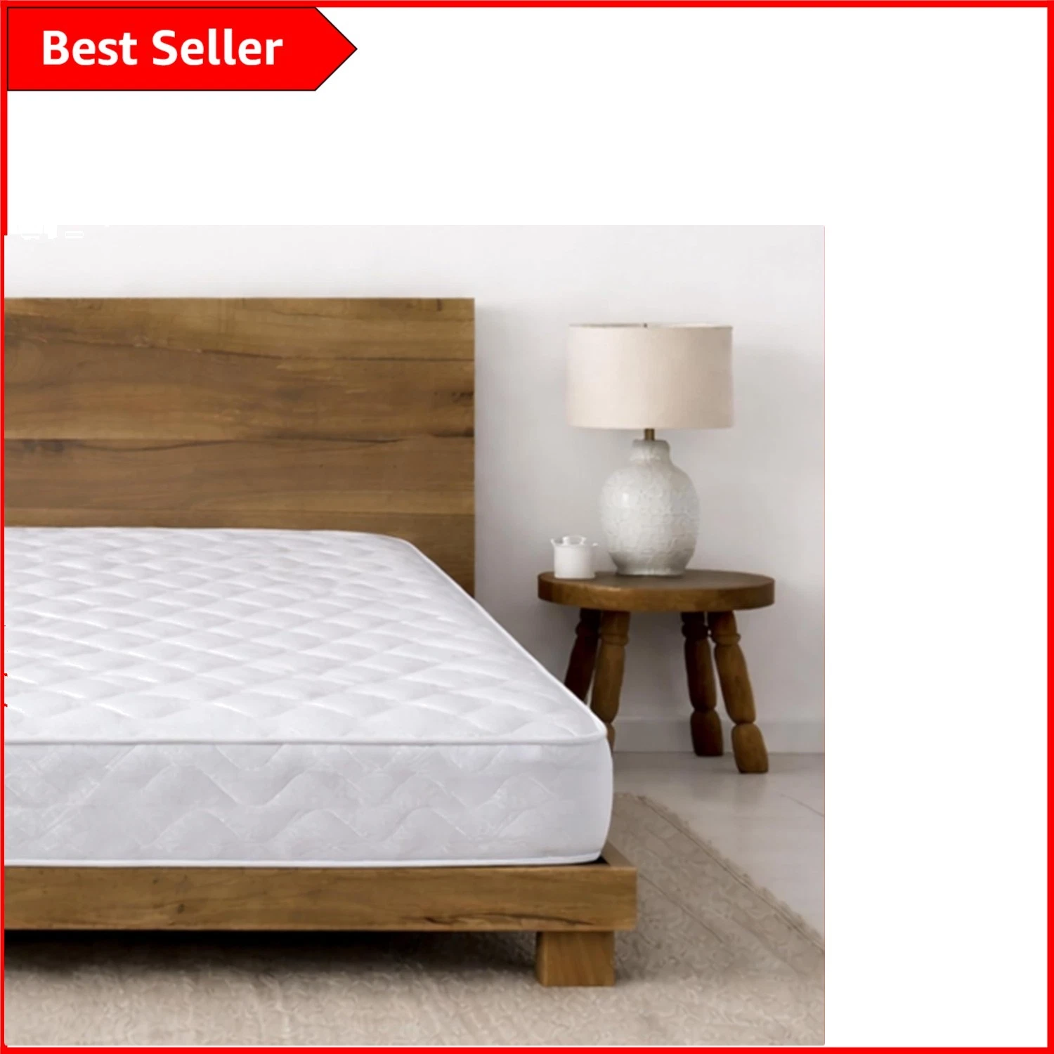 Plush 4ft Small Double Mattress - Hybrid Memory Foam & Bonnell Coil, 18cm Deep