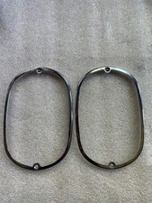 Original Swf Vw Bus Chrome Tail Light Trim Ring Pair For Housing Lens 1962-1971 Original Swf Vw Bus Chrome Tail Light Trim Ring Pair For Housing Lens 1962-1971