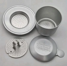 Vietnamese Phin Coffee Filter Portable Pour Over Coffee Dripper Aluminum 