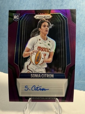 2025 Panini Prizm Sonia Citron Rc Purple Signature Auto /49