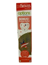 Dr. Brown s Natural Flow Special Edition Stars Stripes Bottle Pacifier - 8oz