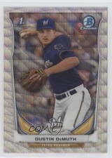 2014 Bowman Draft Chrome Silver Wave Refractor 4/25 Dustin DeMuth #CDP125 s3g