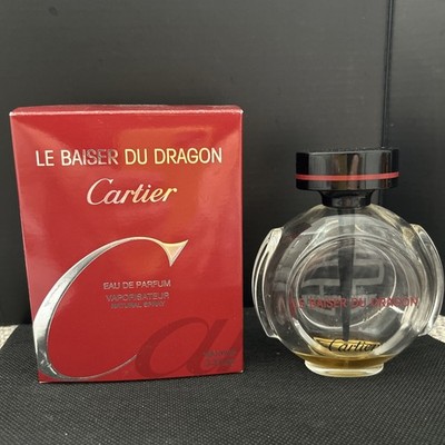 Cartier le Baiser Du Dragon EDP 100ml fast leere Flasche & Originalkarton