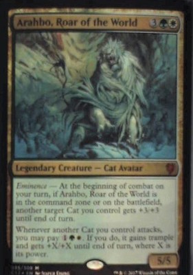 Arahbo, Roar of the World - Commander 2017: #35, MTG - Foil Lp