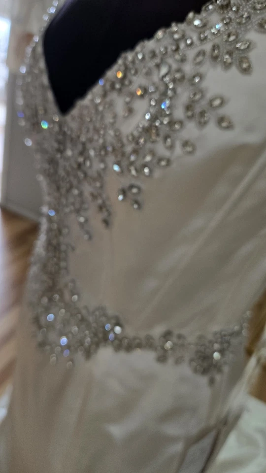 Vestido de novia talla 14 marfil Foto 3 de 4