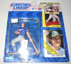 Jose Canseco 1993 Starting Lineup Baseball Action Figure Kenner SLU Athletics 76281680262 | eBay