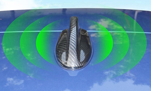 For Volvo XC90 2016-2023 Dry Carbon Fiber Shark Fin Antenna Receiver Cover Trim - Bild 3 von 8