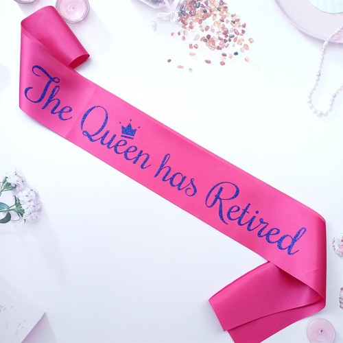 The Queen Has Retired Sash Retirement and Farewell Party Ideas I'm Retired Sa... - Picture 6 of 6