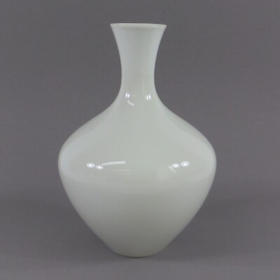 KPM Berlin Porzellan Vase weiß Design Hubert Griemert 20 cm (04)