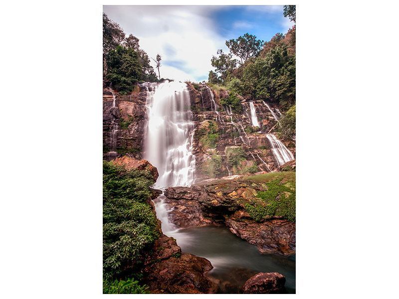 Leinwandbild Wasserfall in Thailand - 50 x 75 cm Leinwandbild Wasserfall in Thailand - 50 x 75 cm