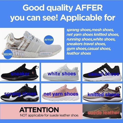 Sneaker Shoe Wipes 2-Pack 60 Pcs Quick Wipes Dirt Cleaner Disposable Travel Pack - Picture 9 of 10