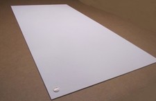 ABS Sheets Texture One Side, Hair Cell, White .125" 1/8" x 24" x 48" 2 Units