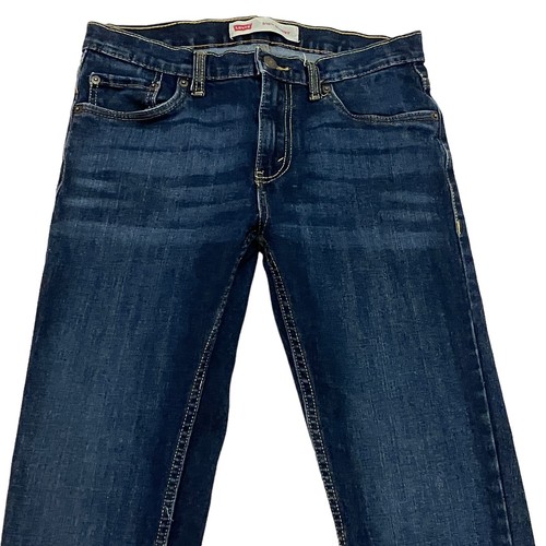 Jeans ajustados azules Levi's 510 para niños 16R 28W 29L denim elástico - Imagen 2 de 12