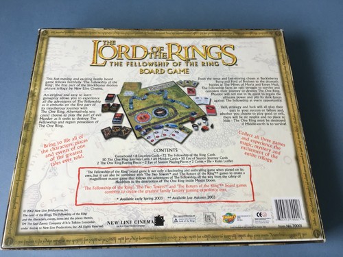 The Lord of The Rings The Fellowship of The Ring Board Game Complete IMPACT - Picture 6 of 13