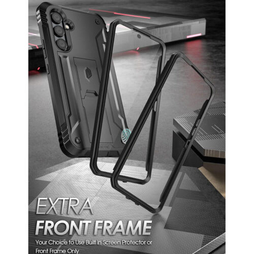 Case For Samsung Galaxy A54 5G Dual Layer Shockproof Stand Phone Cover Black - Picture 3 of 6
