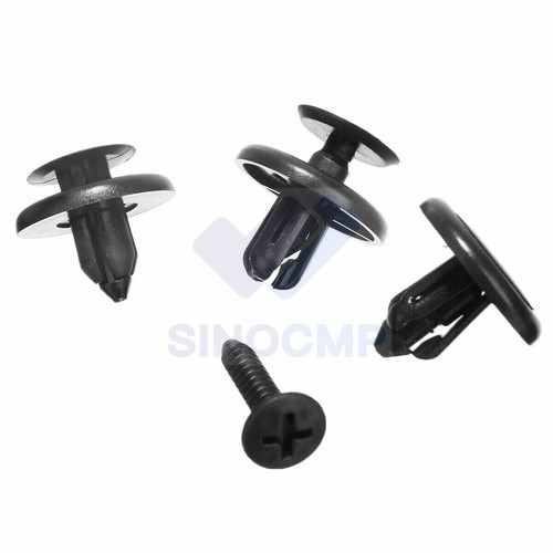 100x Bumper Clips Retainer Auto Car Plastic Rivets Fastener Fender Push Pin - Picture 7 of 8