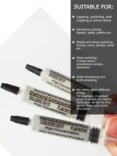 Diamond Paste Kit 3 Syringes 8000 50000 100000 Grit x 5 gr (H) 50% Concentration