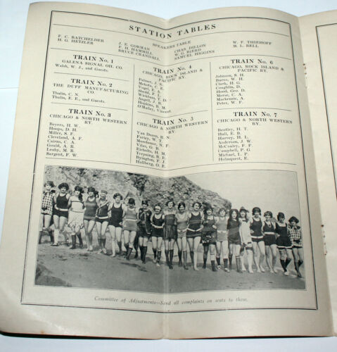 Western Railway Club Annual Service Program Sherman Hotel Chicago 1925 CA2 - Picture 4 of 7