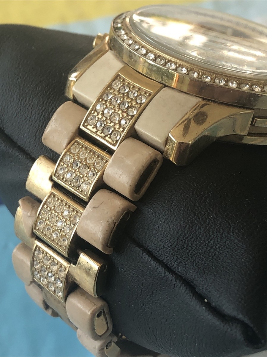 Michael Kors watch MK5210 Gold Tone Crystal Bezel Womens | eBay Michael Kors watch MK5210 Gold Tone Crystal Bezel Womens | eBay
