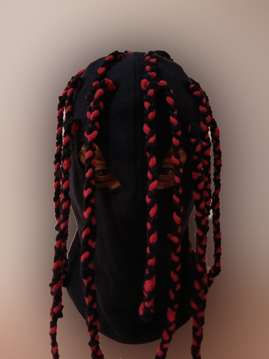 Balaclava with Bicolor Braids by TEAR_ONLY | eBay