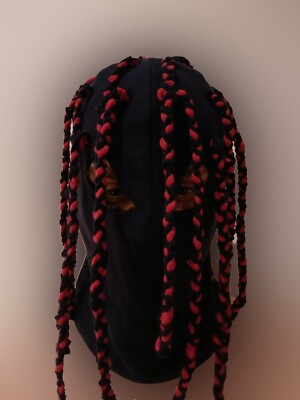 Balaclava with Bicolor Braids by TEAR_ONLY | eBay