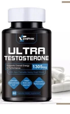 Male Enhancement Capsules Testosterone Booster 60 Caps 1 Month Supply